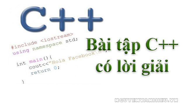 1000 bài tập lập trình C/C++ có lời giải của thầy Khang