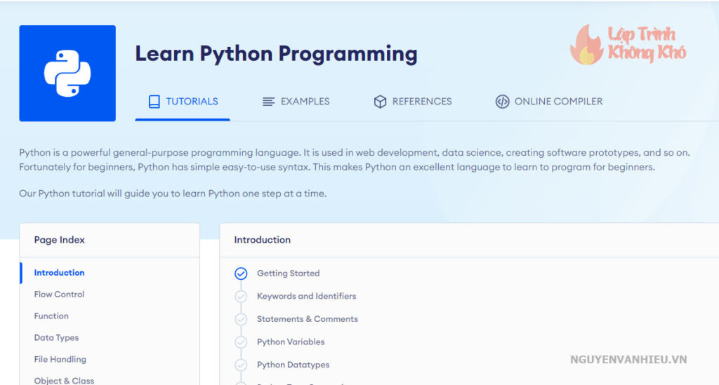 Website học Python miễn phí tốt nhất