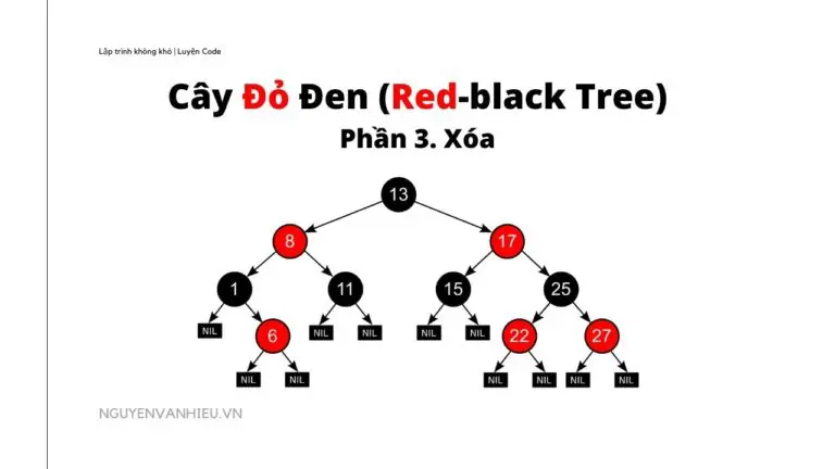 Cây Đỏ Đen (Red-Black Tree) – Phần 3 (Delete)